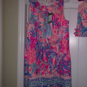 Lilly Pulitzer Aquadesiac Shift Dress size 10